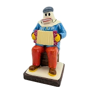 The Mummers Parade Musical Figurine – Mummer Accordion Player