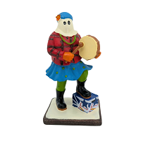 The Mummers Parade Musical Figurine – Mummer Bodhran Player
