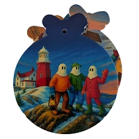 Newfoundland Mummers Ceramic Coaster Set