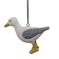 Seagull Christmas Ornament