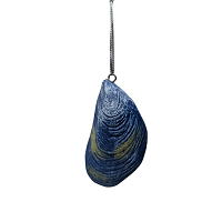 Mussel Shell Christmas Ornament